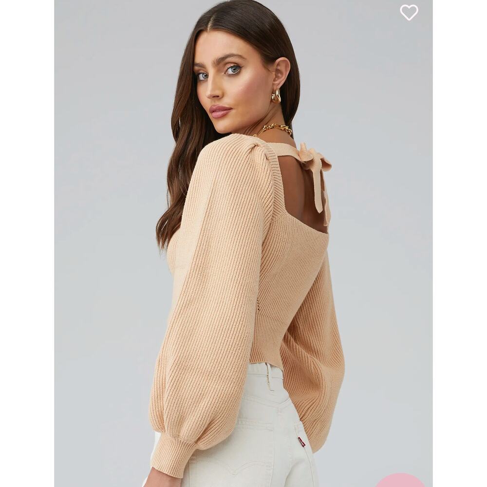 Minkpink Kalgan Knit Top, Caramel, Size: M, NWT